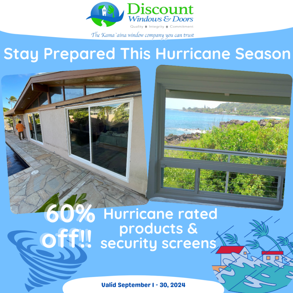 60% Off Hurricane Rated Products & Security Screens September 1 - 30, 2024